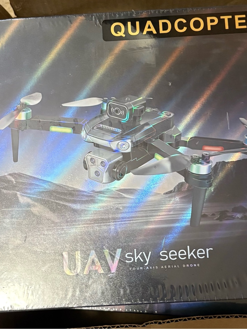 Sky Seeker Quadcopter Drone - Black